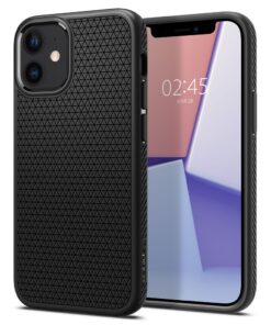 Etui ochronne Spigen Liquid Air iPhone 12 mini Matowa Czerń