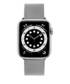Alternative view of Bransoleta mediolańska FIXED Mesh Strap do Apple Watch 38/40/41mm Srebrna