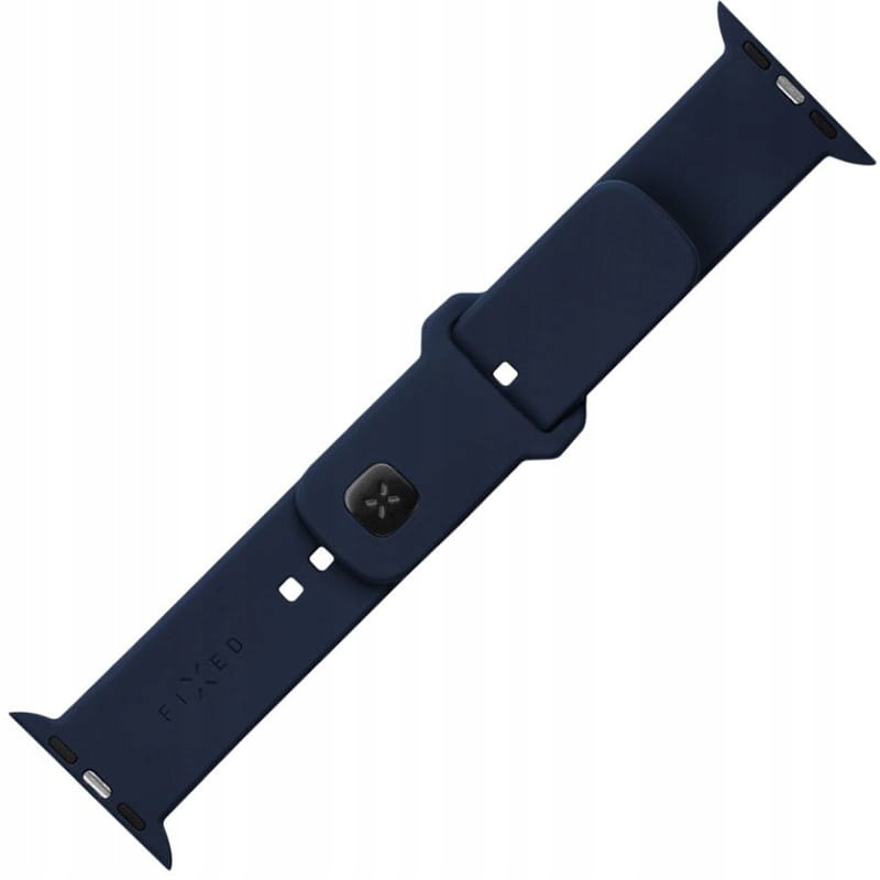 Silikonowy Pasek Fixed do Apple Watch 45 / 44 / 42 mm Niebieski - obrazek 3