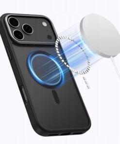 Alternative view of Etui Tech-Protect MagEdge MagSafe do Apple iPhone 17 Pro Max Matte czarne