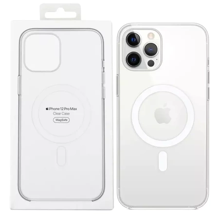 Apple Clear Case iPhone 12 Pro Max bezbarwne - obrazek 3