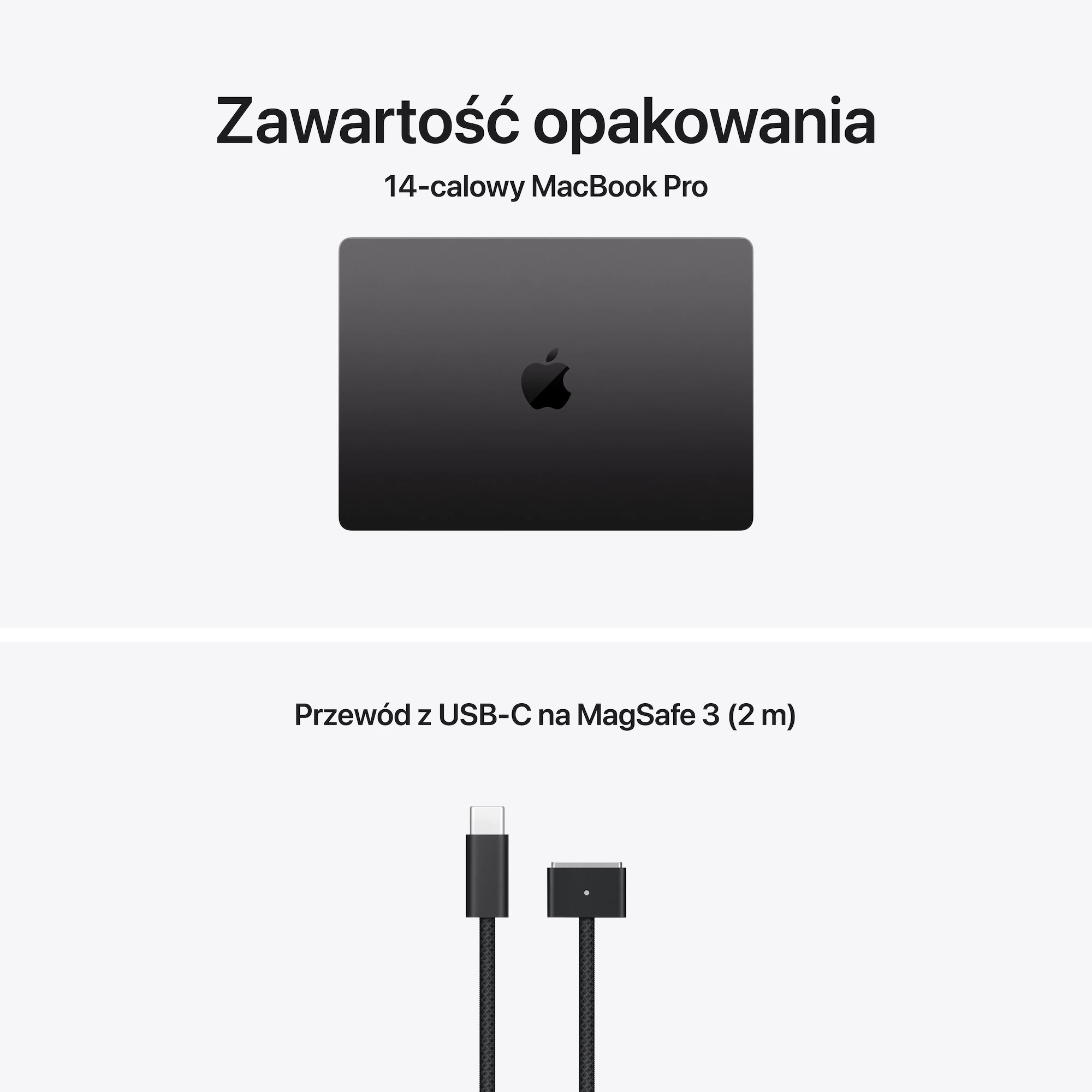 Apple MacBook Pro 14", 10-rdzeniowy procesor M5 (GPU 10 rdzeni), RAM 16 GB, dysk 1 TB SSD - gwiezdna czerń - obrazek 3