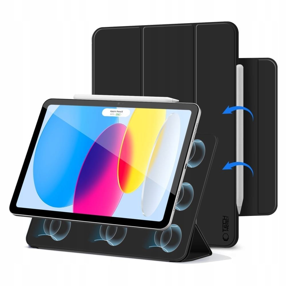 Tech Protect SmartCase Magnetic IPAD 10.9" 10/2022/11" 11/2025 - Black - obrazek 6