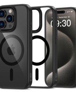 Tech-Protect MagMat MagsSfe iPhone 16 Pro Max - black/clear