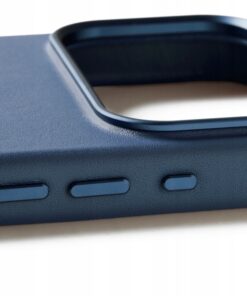 Alternative view of Mujjo Leather Case - iPhone 17 Pro z MagSafe (Monaco Blue)