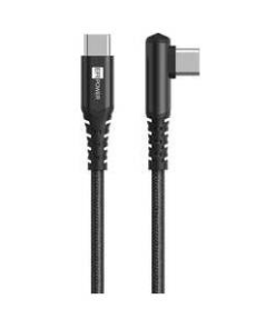 ER POWER Simple WOODPECKER USB-C/C, 1.5m PD 100W - Black
