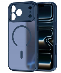 Alternative view of Tech Protect BasicMag MagSafe iPhone 17 Pro Max Matte Blue