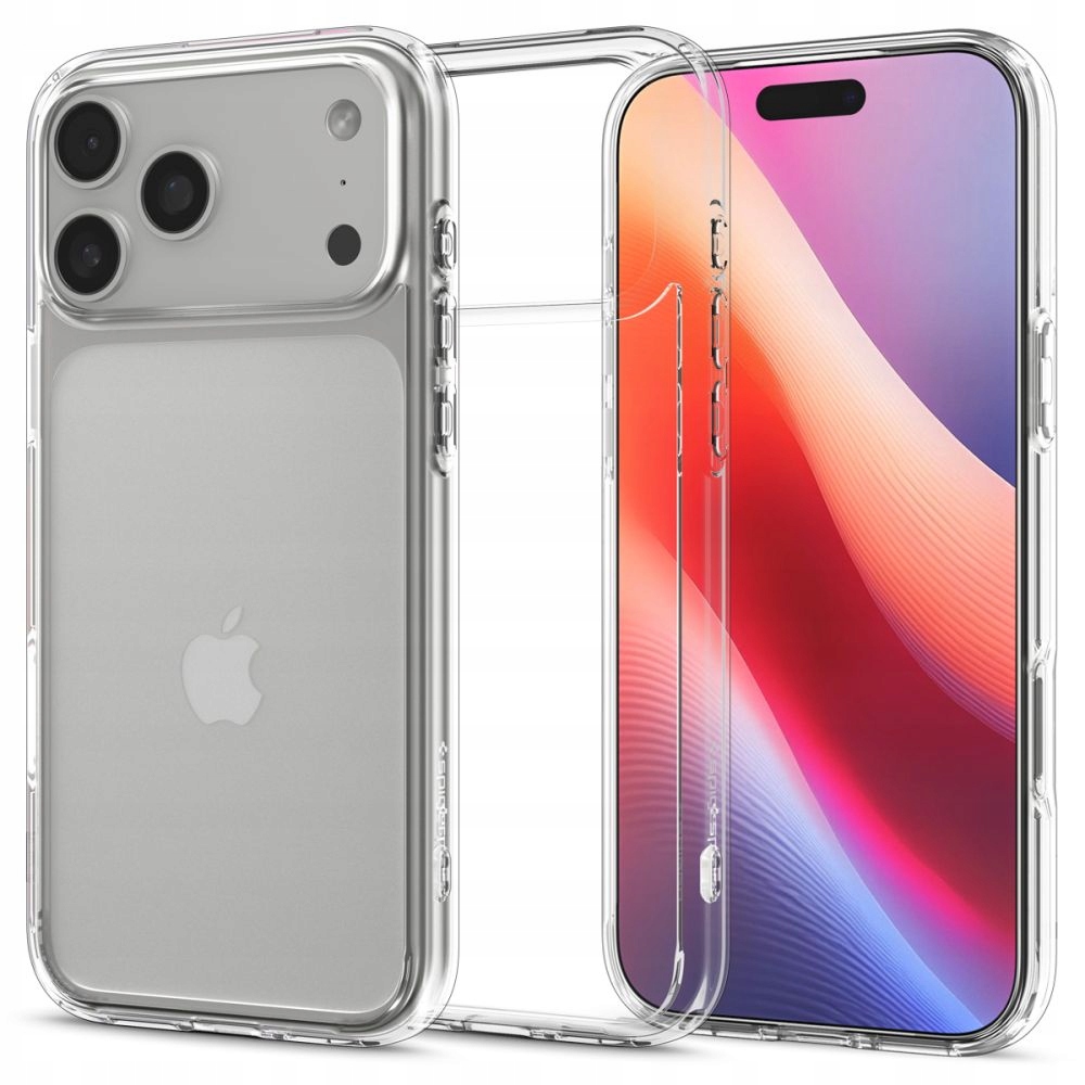 Spigen Ultra Hybrid do iPhone 17 Pro - Crystal Clear