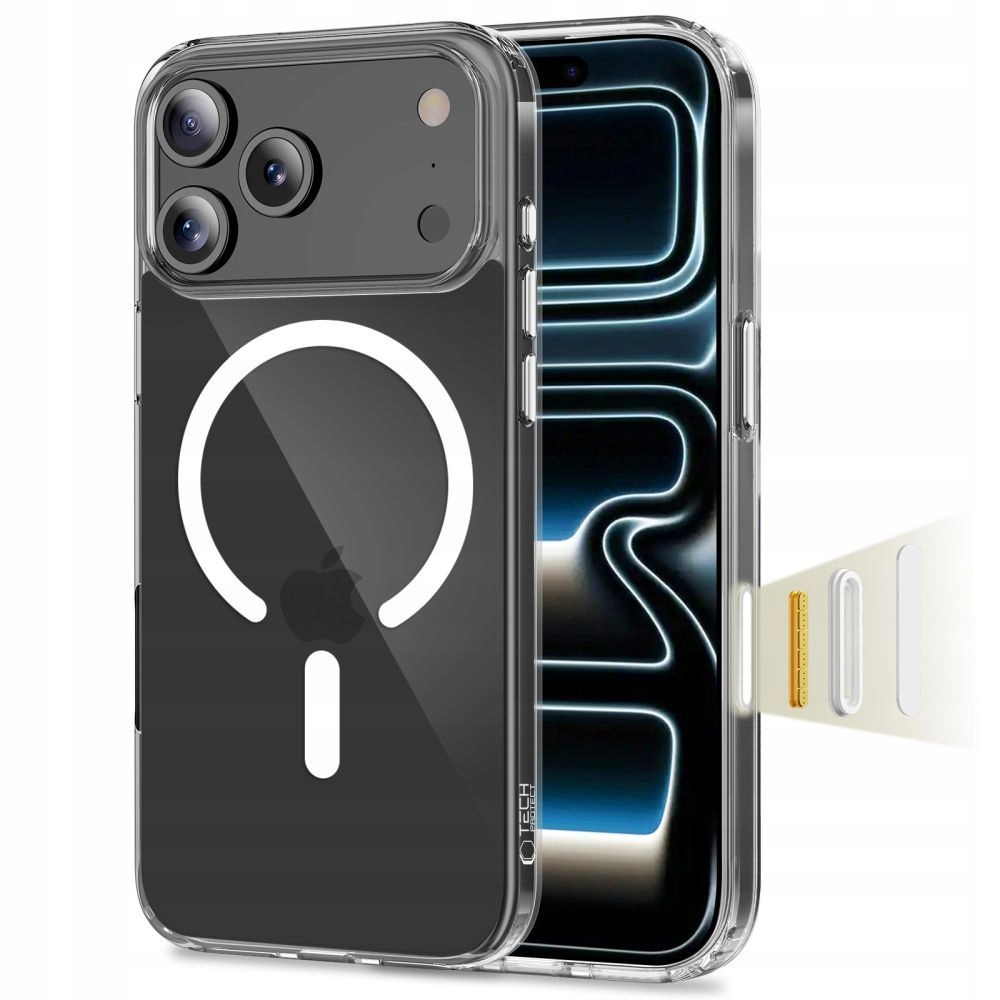 Tech Protect Flexair Hybrid CC Magsafe iPhone 17 Pro Clear - obrazek 8