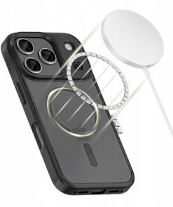 Alternative view of Tech Protect MagMat MagSafe iPhone 17 Pro Max Matte Black
