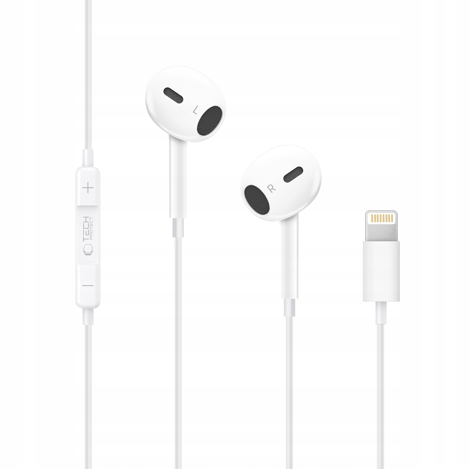 Tech Protect UltraBoost Lightning EarPhone Core G2 White